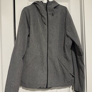 Gray Hooded Jacket